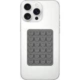 Happy Trend Telefon Arkasına Yapışan Silikon Vantuzlu Kılıf Tutucu Araç Makyaj Mutfak Ayna Duvar Için Ahtapot Vakumlu (Silver (Çift Taraflı)) - Gümüş