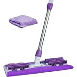 Happy Trend Teleskopik Uzatılabilir Mandallı Sihirli Mikrofiber Bezli Mop Paspas Seti Takımı - 1 Adet - Standart - Sarı