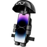 Happy Trend Titreşim Önleyici Otomatik Tuşlu Motosiklet Bisiklet Scooter Atv Telefon Tutucu Dikiz Ayna Bağlantılı Telefon Tutucu Motor Tutacağı Motor Tutacak Güçlü Tutuş ZR730