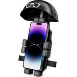 Happy Trend Titreşim Önleyici Otomatik Tuşlu Motosiklet Bisiklet Scooter Atv Telefon Tutucu Gidon Ayna Bağlantılı Telefon Tutucu Motor Tutacağı Motor Tutacak Güçlü Tutuş ZR729