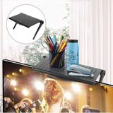 Happy Trend Tv Üstü Raf Portatif Katlanır Düzenleyici Projeksiyon Rafı Telefon Tablet Standı Siyah - Siyah