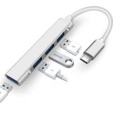 Happy Trend Type-C To 4 Port Usb 3.0 Hub Çoklayıcı ve OTG Yüksek Hızlı Super Speed Çoklayıcı Çoğaltıcı Çevirici Adaptör Cep Telefonuna USB Bağlama imkanı