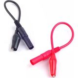 Happy Trend Uçlu Multimetre Güç Kaynağı Probu Tüm Multimetreler ile Uyumlu Test Ölçüm Probu Voltmetre Avometre Kablosu 20CM 1000V 10A - Standart