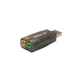 Happy Trend USB Ses Kartı 3.5mm Kulaklık Mikrofon Çevirici Dönüştürücü - Çok Renkli