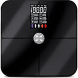 Happy Trend Xenon Smart Dijital Mobil Uygulama Denetimli Nabız Ölçer Akıllı Tartı Yağ Kemik Kas Kütlesi Ölçen Vücut Veri Analizi Için Bluetooth Baskül Apple Health/google Fit Uyumlu 180 kg Kapasite (Siyah) X8702