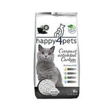 Happy4pets Aktif Karbon Topaklaşan Bentonit 10 lt Kedi Kumu