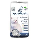 Happy4pets Doğal İnce Taneli Bebek Pudralı 10 lt Kedi Kumu