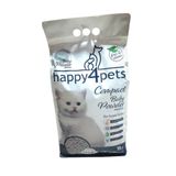 Happy4pets Doğal İnce Taneli Bebek Pudralı 10 lt Kedi Kumu