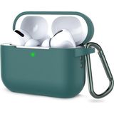 HappyCase Airpodspro 2 Kılıf Silikon Kulaklık Kılıfı Çamyeşil - Çam Yeşili