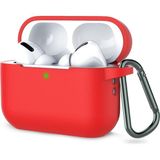 HappyCase Airpodspro 2 Kılıf Silikon Kulaklık Kılıfı Kırmızı