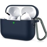 HappyCase Airpodspro 2 Kılıf Silikon Kulaklık Kılıfı Lacivert