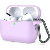 HappyCase Airpodspro 2 Kılıf Silikon Kulaklık Kılıfı Lila