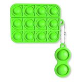 HappyCase Apple Air Pods Pro ve Pro 2 Kulaklık Kılıf Için Stres Oyuncağı Kabarcıklı Koruyucu Kılıf Popit - Açık Yeşil