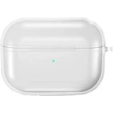 HappyCase Apple Airpods Pro 3 Kılıf Şeffaf Kristal Silikon Kulaklık Kılıfı
