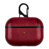 HappyCase Apple Airpods Pro Kulaklık Koruma Pu Deri Kılıf Kırmızı