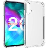 HappyCase Huawei Honor 20 Köşeli Şeffaf Anti Shock Silikon Kılıf - 161
