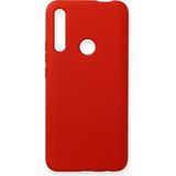 Happycase Huawei Honor 9x Kılıf Nano Içi Kadife Silikon - Kırmızı