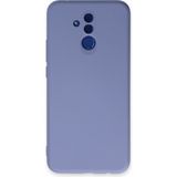 Happycase Huawei Mate 20 Lite Kılıf Nano Içi Kadife Silikon - Lila