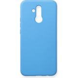 Happycase Huawei Mate 20 Lite Kılıf Nano Içi Kadife Silikon - Mavi