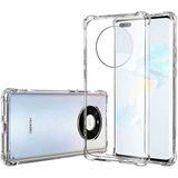 HappyCase Huawei Mate 40 Pro Kapak Köşe Korumalı Airbag Antishock Silikon Kılıf - Şeffaf