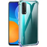 HappyCase Huawei P Smart 2021 Kapak Köşe Korumalı Airbag Antishock Silikon Kılıf - Şeffaf