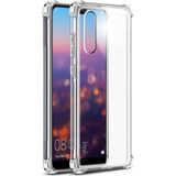 HappyCase Huawei P20 Lite Köşeli Şeffaf Anti Shock Silikon Kılıf - 153