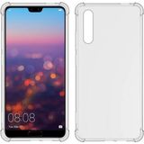 HappyCase Huawei P20 Pro Köşeli Şeffaf Anti Shock Silikon Kılıf - HBCV00005GNDBY