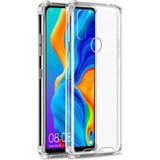 HappyCase Huawei P40 Lite E Kapak Köşe Korumalı Airbag Antishock Silikon Kılıf - Şeffaf
