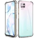 HappyCase Huawei P40 Lite Köşeli Şeffaf Anti Shock Silikon Kılıf - 151