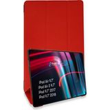 Happycase iPad Air 2 9.7 Kılıf Tablet Smart Kılıf - Kırmızı