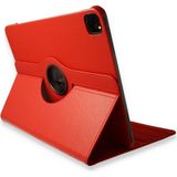 Happycase iPad Pro 12.9 (2018) Kılıf 360 Tablet Dönerli Kılıf - Kırmızı