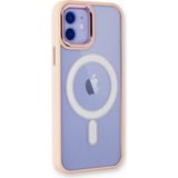 Happycase iPhone 11 Kılıf Room Magneticsafe Silikon - Pudra