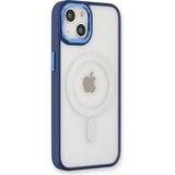 Happycase iPhone 13 Kılıf Room Magneticsafe Silikon - Lacivert