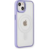 Happycase iPhone 13 Kılıf Room Magneticsafe Silikon - Lila