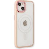 Happycase iPhone 13 Kılıf Room Magneticsafe Silikon - Pudra