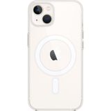 HappyCase iPhone 13 Mini Kılıf Magneticsafe Şeffaf Silikon - Şeffaf