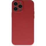 Happycase iPhone 13 Pro Kılıf Nano Içi Kadife Silikon - Kiremit