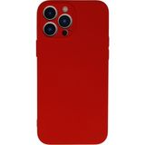Happycase iPhone 13 Pro Kılıf Nano Içi Kadife Silikon - Kırmızı