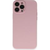 Happycase iPhone 13 Pro Kılıf Nano Içi Kadife Silikon - Pembe