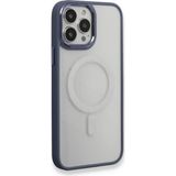 Happycase iPhone 13 Pro Max Kılıf Room Magneticsafe Silikon - Sierra Blue - Sierra Mavisi