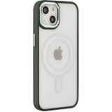Happycase iPhone 14 Kılıf Room Magneticsafe Silikon - Köknar Yeşili
