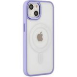 Happycase iPhone 14 Kılıf Room Magneticsafe Silikon - Lila