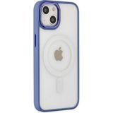 Happycase iPhone 14 Kılıf Room Magneticsafe Silikon - Sierra Blue - Sierra Mavisi