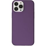 Happycase iPhone 14 Pro Kılıf Pc Sert Şeffaf Kapak - Mor