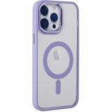 Happycase iPhone 14 Pro Kılıf Room Magneticsafe Silikon - Lila