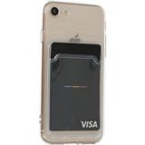 HappyCase iPhone Se 2020 Kılıf Şeffaf Kartlıklı Silikon Kılıf Kapak- Şeffaf