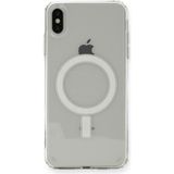 HappyCase iPhone Xs Kılıf Magneticsafe Şeffaf Silikon - Şeffaf