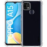 HappyCase Oppo A15 Köşeli Şeffaf Anti Shock Silikon Kılıf - 61