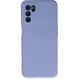Happycase Oppo A16 Kılıf Nano Içi Kadife Silikon - Lila