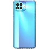 Happycase Oppo A73 Kılıf Lüx Şeffaf Silikon - Şeffaf